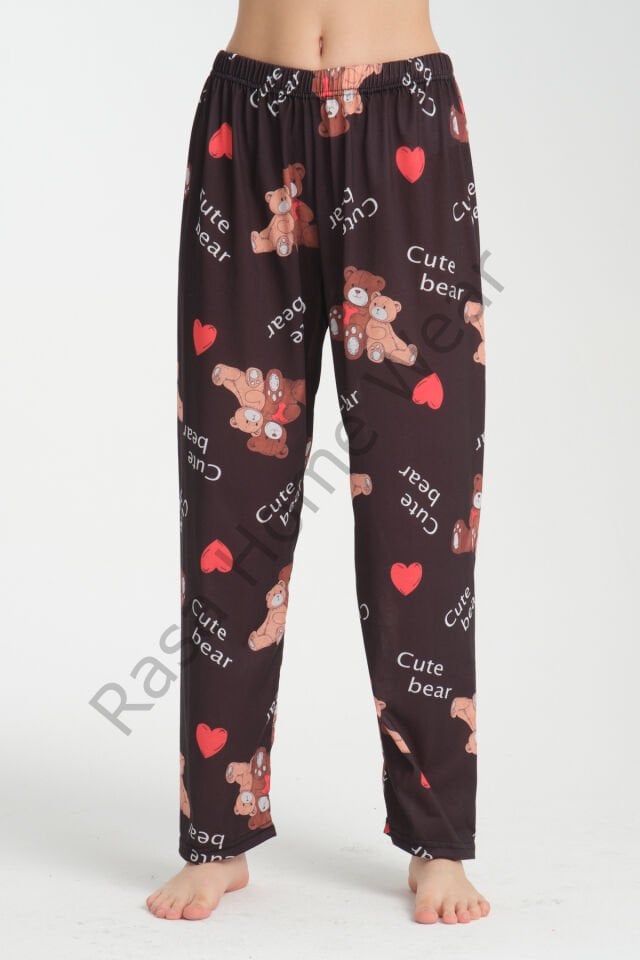 Desenli Pijama Altı Cute Bear