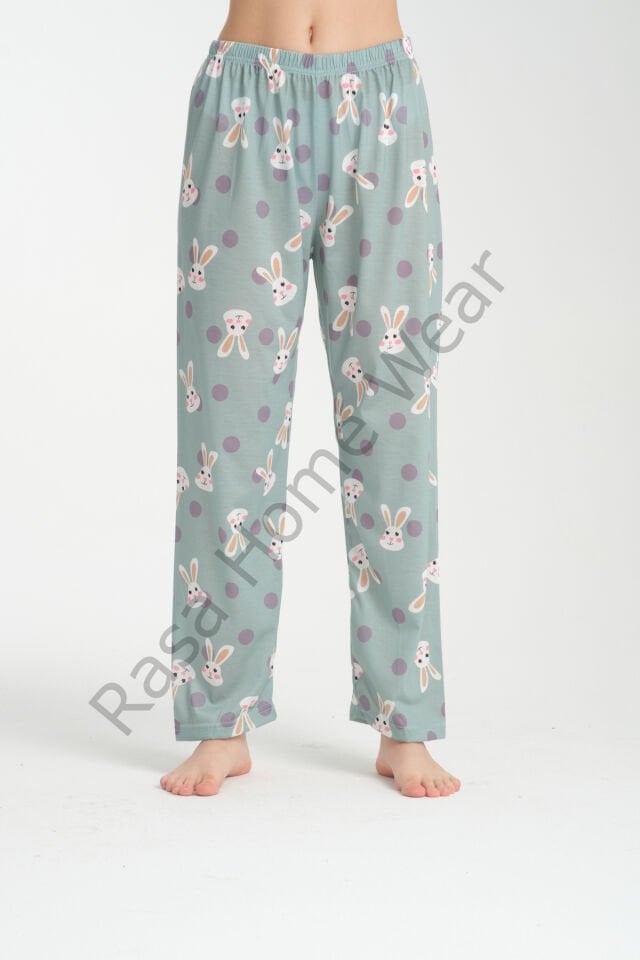 Desenli Pijama Altı Rabbit